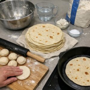 The Secret to Soft Homemade Flour Tortillas for Beginners